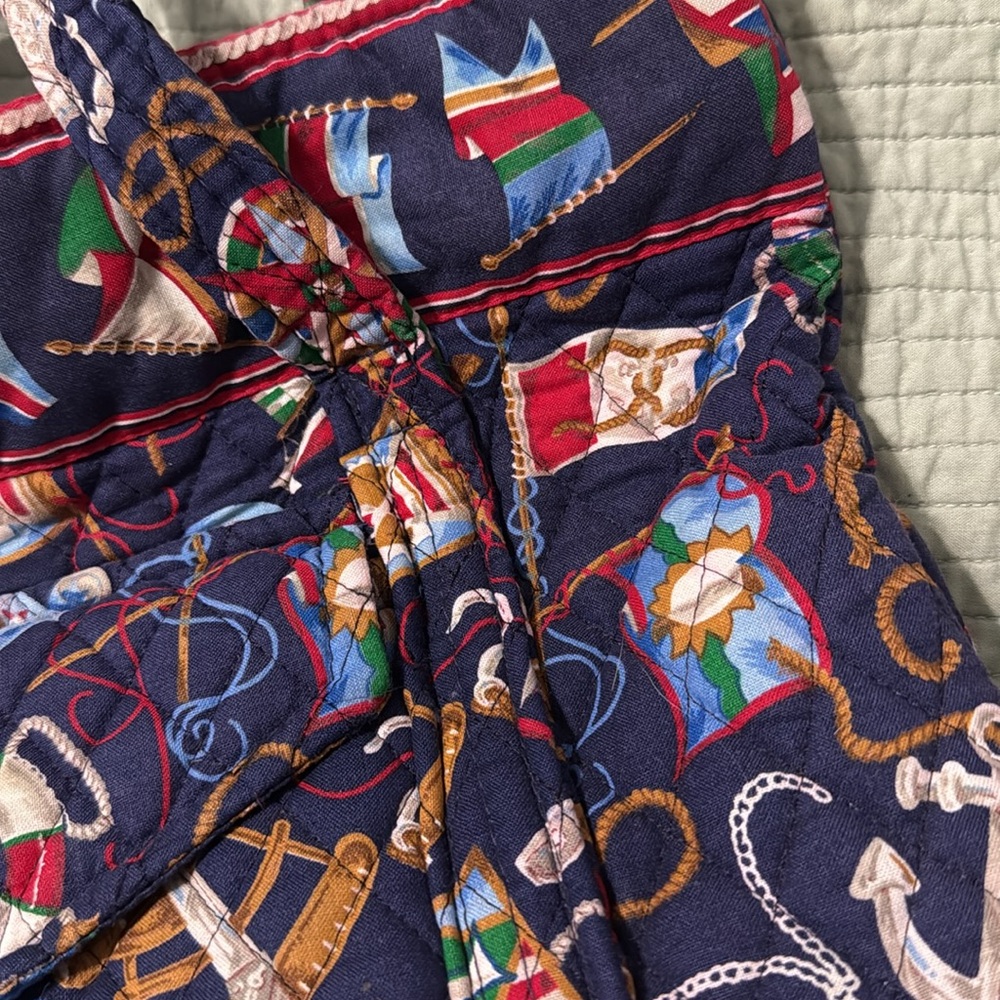 Vera Bradley Blue Quilted Tote with Patriotic Flair - Picture 11 of 14